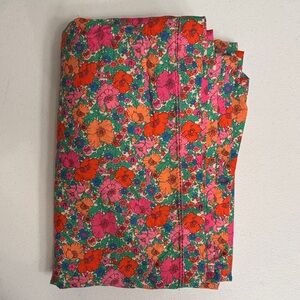 J. Crew & Liberty floral tablecloth